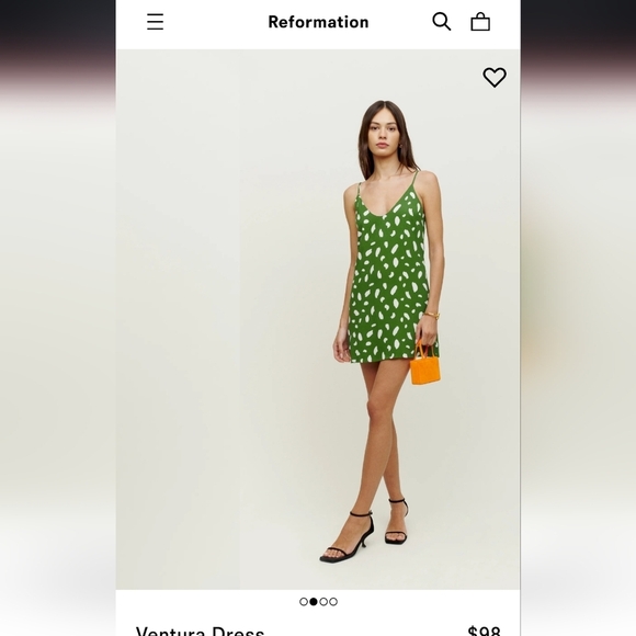 EUC Reformation Ventura Mini Floral Dress, Size XS. - Picture 11 of 12